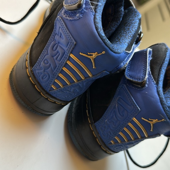 Air Jordan Fusion 20 black university blue retro 2008 size 9 - Picture 16 of 16